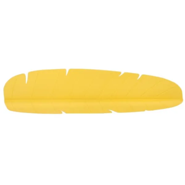 Måtter & Gitter Til Køkkenvaske>Diskbänk Vattenstänkskydd Elastisk Återanvändbar Bananblad Vattendiskbänk Stänkskydd för disk Grönsaker tvättning gul