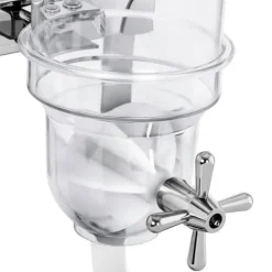 Dispenser dispenser til slikrisflager, gennemsigtig, tredobbelt, 10,5 l Clearance