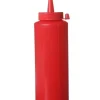 Saucekander>Dispenserbeholder til kolde saucer 0,2l. rød - Hendi 558010