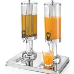 Drikkevareautomater>Dobbelt dispenser til juice, afkølede drikke, 2 x 3L