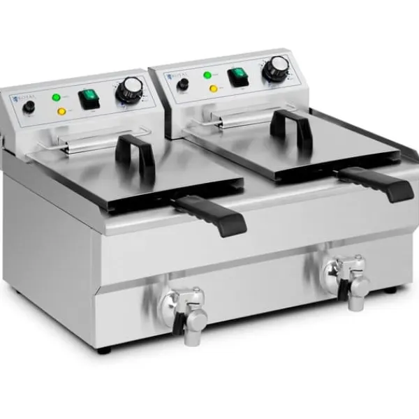 Dobbelt to-kammer frituregryde 2 x 11 l 6000 W Hot