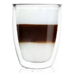 DOBBELT VÆGGET TERMISK GLAS 330ml TIL KAFFE Sale