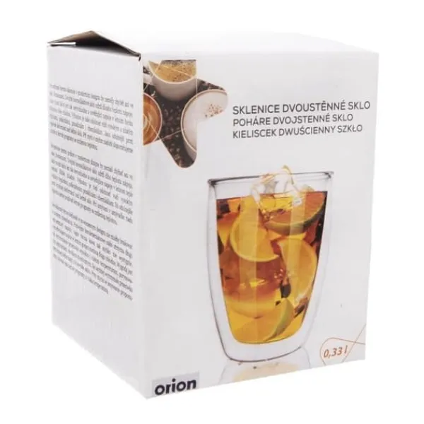 DOBBELT VÆGGET TERMISK GLAS 330ml TIL KAFFE Sale