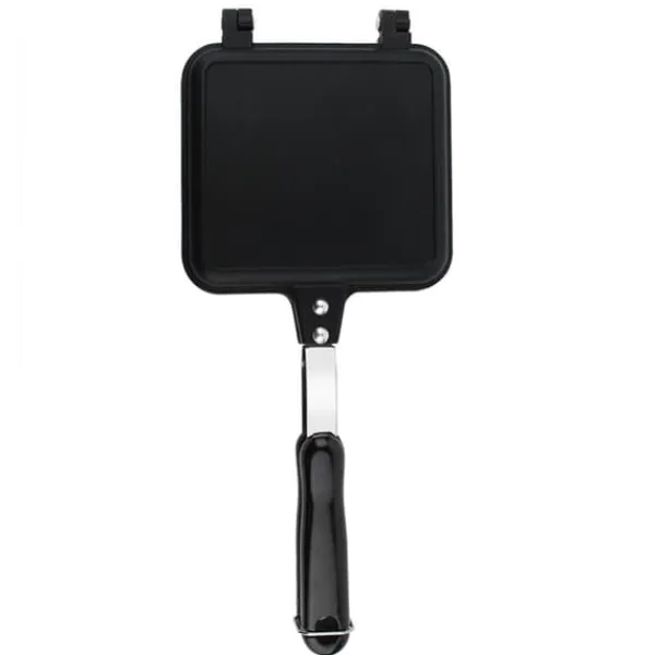 Brødristere, Raclettegrills Og Sandwichtoastere>Dobbeltsidet non-stick stegepande vaffeljern til kage, toast og sandwich