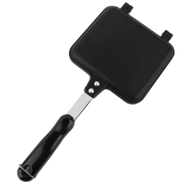 Brødristere, Raclettegrills Og Sandwichtoastere>Dobbeltsidet non-stick stegepande vaffeljern til kage, toast og sandwich