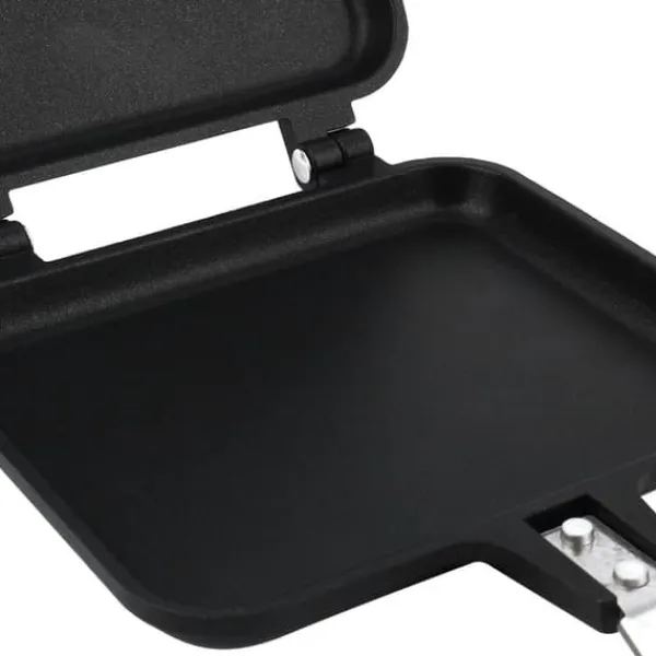 Brødristere, Raclettegrills Og Sandwichtoastere>Dobbeltsidet non-stick stegepande vaffeljern til kage, toast og sandwich