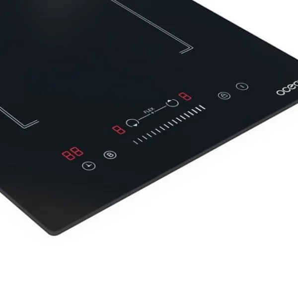 Domino induktion indbygget - OCEANIC - OCEATI2Z2BF - 2 brændere med fleksibel zone - 3600 W - Sort Sale
