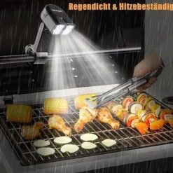 Drejelig dobbelt grill og cykellygte – LED-lys med to hoveder til grill og cykel Online