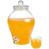 Drikkevareautomater>Drikke dispenser, glas, 23x35 cm, genanvendelig, sikker låg, bred åbning