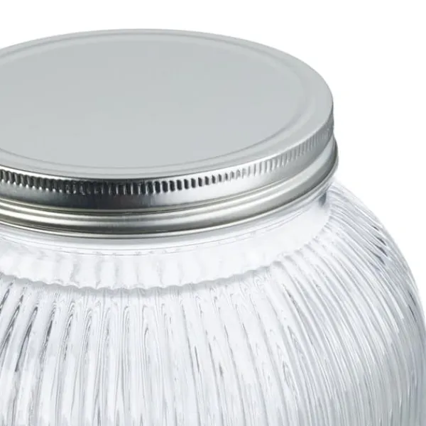 Drikkevareautomater>Drikkeautomat, Rillet Glas, 30x18.5x24 cm, Transparent