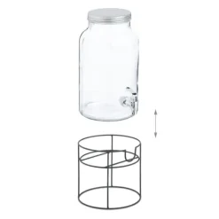 Drikkeautomat, 43x19,5x24 cm, Transparent Discount
