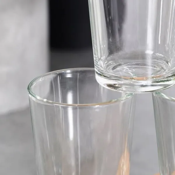Drikkevareautomater>Drikkekrukke med hane og guldfod 4,2 l + 12 glas 200 ml