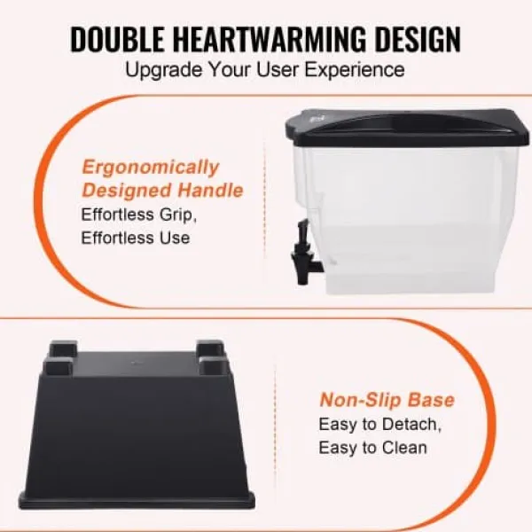 Drikkevaredispenser, 45x20,4x53 cm, Plast Clearance