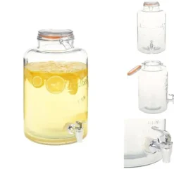 Drikkevareautomater>Drikkevaredispensere - Living vanddispenser XXL med tappehane gennemsigtig 8 l glas
