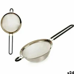 Dørslag & Sier>Dørslag Ø 14 cm Rustfrit stål Silikone (24 enheder)