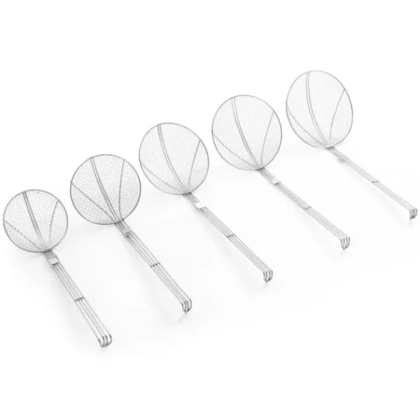 Dørslag, sigte til friturestegning i olie, rustfrit stål. 220 mm - Hendi 640708