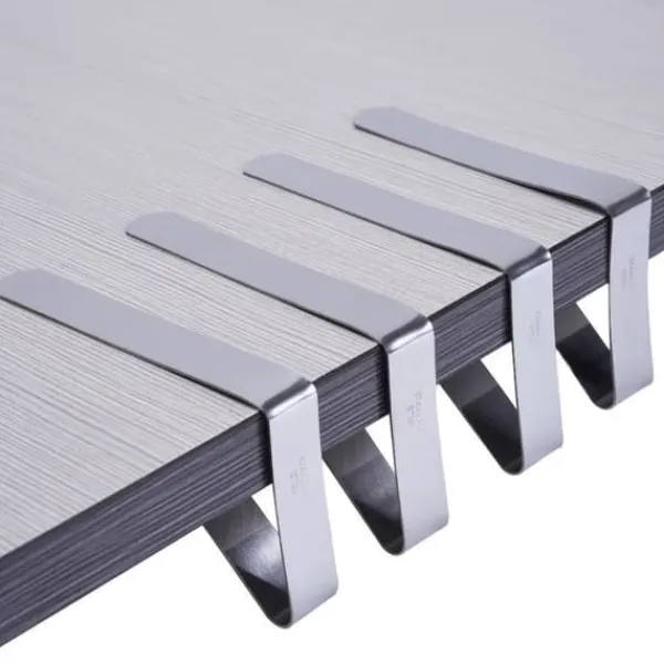 Dug Clips, Picnic Bordclips, Rustfrit stål Picnic Dug Clips, Dug Clips, Dug Clips - Pakke med 12 Hot