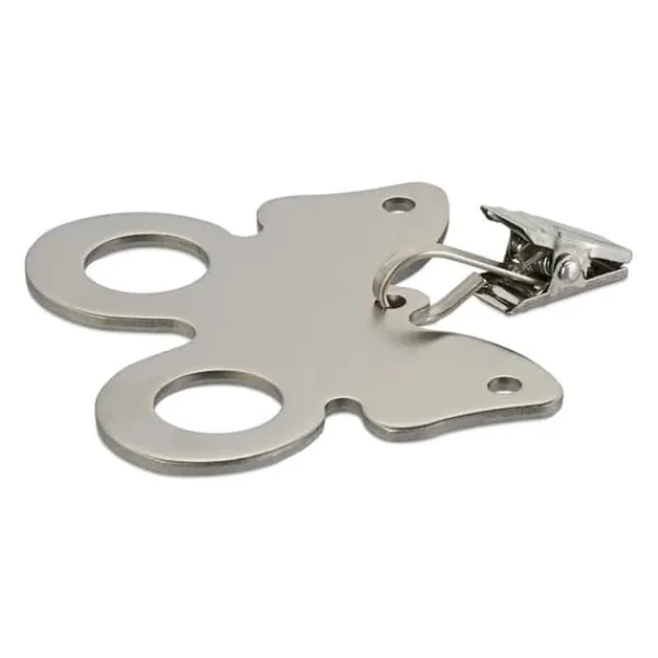 Dugvægte, Sommerfugle Design, 7.5x6.5x1 cm, Sølv
