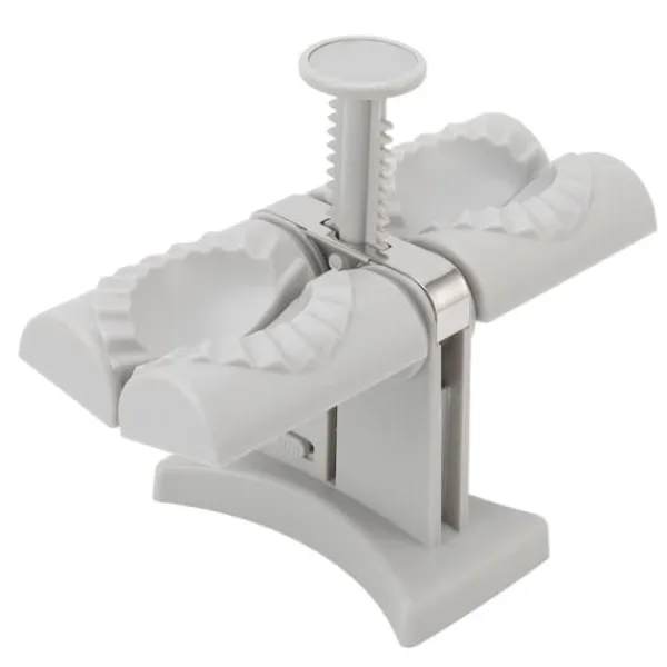 Dumpling Mold Machine Automatisk ABS og rustfrit stål dobbelthoved dumpling maker til hjemmekøkken Sale