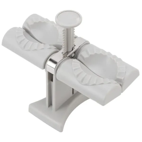 Dumpling Mold Machine Automatisk ABS og rustfrit stål dobbelthoved dumpling maker til hjemmekøkken Sale