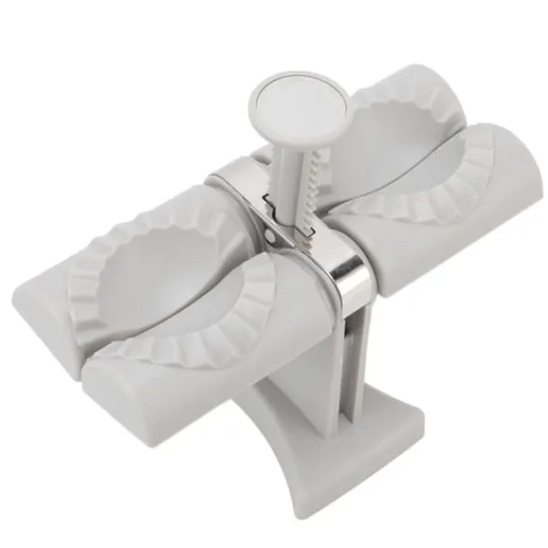 Dumpling Mold Machine Automatisk ABS og rustfrit stål dobbelthoved dumpling maker til hjemmekøkken Sale