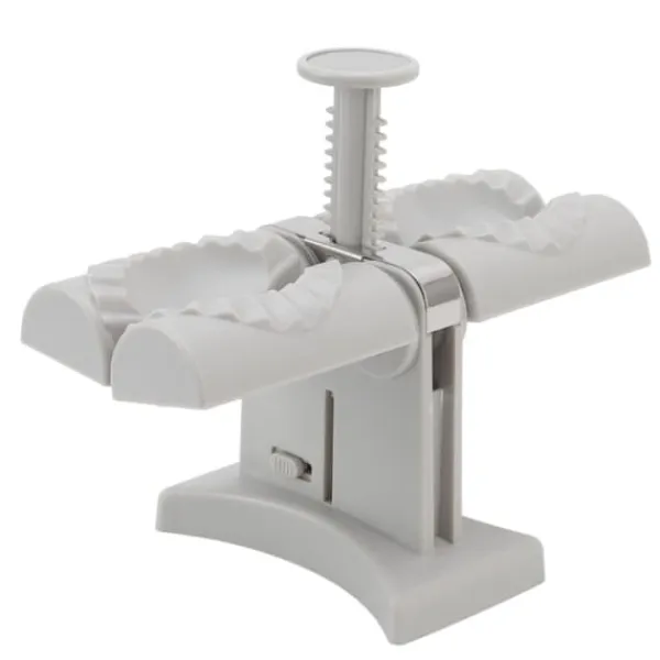 Dumpling Mold Machine Automatisk ABS og rustfrit stål dobbelthoved dumpling maker til hjemmekøkken Sale