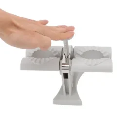 Dumpling Mold Machine Automatisk ABS og rustfrit stål dobbelthoved dumpling maker til hjemmekøkken Sale