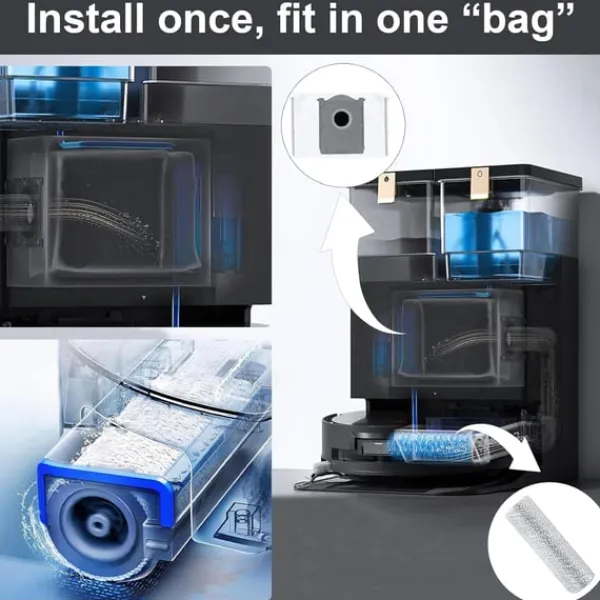 Støvsugertilbehør>Ecovacs Deebot X8 Pro Omni/X8 Omni Tilbehørssæt