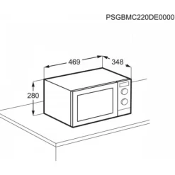 Electrolux EMZ725MMW mikrobølgeovn, hvid Online