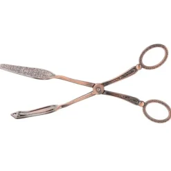 Elegant brødtangklemme i retrostil - rød bronze zinklegering