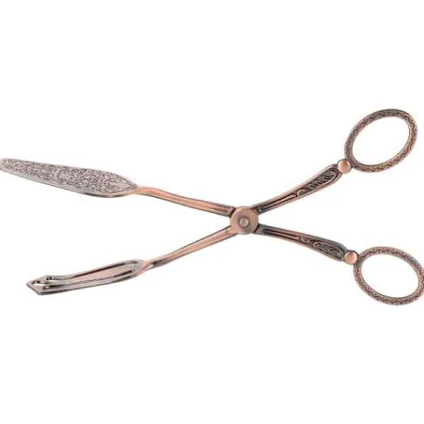 Elegant brødtangklemme i retrostil - rød bronze zinklegering
