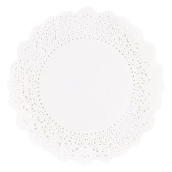 Udstyr Til Kagedekoration>Elegante blondepapirunderlag til bryllupskagedekoration - Sæt med 180 (8,5 tommer)