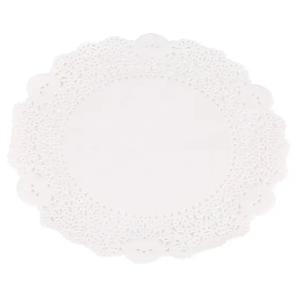 Udstyr Til Kagedekoration>Elegante blondepapirunderlag til bryllupskagedekoration - Sæt med 180 (8,5 tommer)