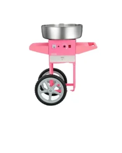 Maskiner Til Candyfloss>Elektrisk Candyflossmaskine, 1000W Effekt, 3,7 ounces Skålkapacitet, 149-473°F Temperaturinterval,pink