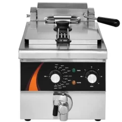 Elektrisk Frituregryde 3000W, 5,9L RVS, Opgradering, 200°C, Hurtig Opvarmning, Energi Effektiv. Online