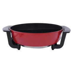 Elektrisk gryde, 1,59 gallons kapacitet, 12,2 tommer diameter, 5 justerbare temperaturer, høj effektivitet opvarmning Best