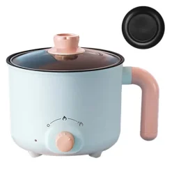 Elektrisk kogegryde Hurtig opvarmning af automatisk strømafbrydelse Beskyttelse mod tørforbrænding Mini Elektrisk nudelkoger Non Stick (med dampgryde | CDON Clearance