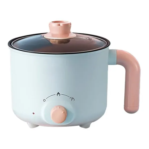 Elektrisk kogegryde Hurtig opvarmning af automatisk strømafbrydelse Beskyttelse mod tørforbrænding Mini Elektrisk nudelkoger Non Stick (med dampgryde | CDON Clearance