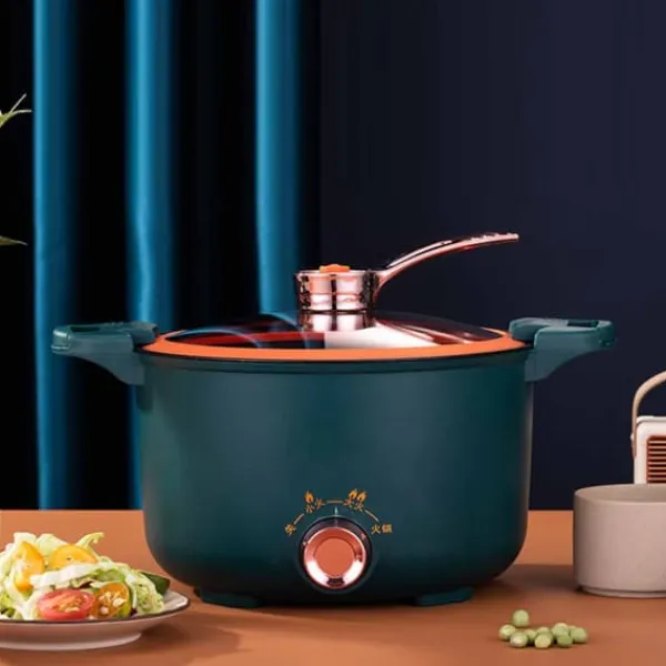 Elektrisk kogegryde Multifunktionel nudler Komfur Stor kapacitet Hot Pot Anti Stick stegepande Sale