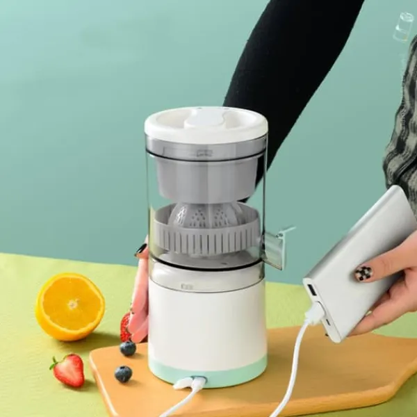 Juicepresser - Nyd Friskpresset Juice Derhjemme>Elektrisk mini bærbar orange frugtsaftpresser maskine 45W