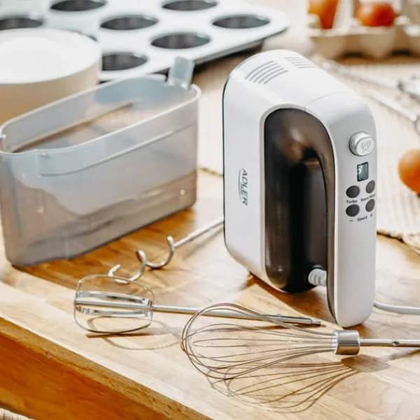 Mixere & Blendere>Elektrisk piskeris med LCD-display og 9 hastighedstilstande