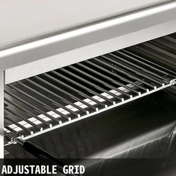 Grill-Ovne & Ovn Med Roterende Stegespyd>Elektrisk Salamanderovn, Rustfrit Stål, 120 - 572°F Temperaturinterval, Dimensioner 26.8 x 14.9 x 13.4 tommer
