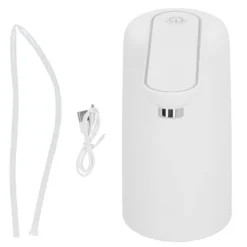 Drikkevareautomater>Elektrisk Tøndevandsdispenser USB Opladning Automatisk Drikkefontæne Vandpumpe Hvid