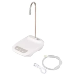 Vandkølere>Elektrisk vanddispenser til hjemmekontor, multifunktionel USB-trykvandsdispenser