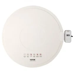 Elektrisk varmebakke, 60x1,5 cm, beige, silikone Online