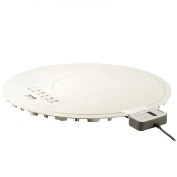 Elektrisk varmebakke, 60x1,5 cm, beige, silikone Online