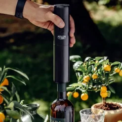 Proptrækker>Elektrisk vinåbner med automatisk funktion og folieskærer