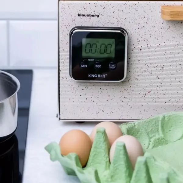 Æggeure>ELEKTRONISK MAGNETISK KØKKENTIMER KINGHOFF KH-1819