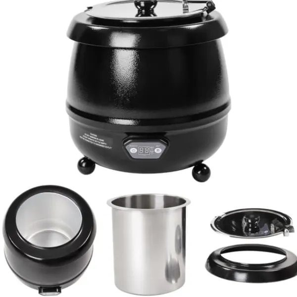 Elektronisk styret el-suppekedel, 10L Hot