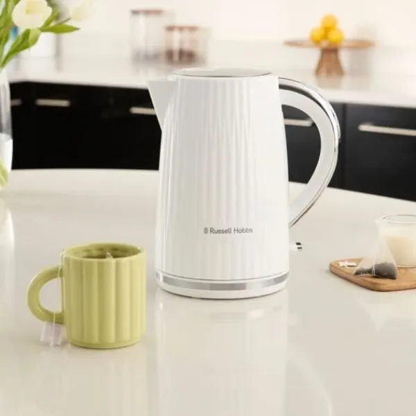 Elkedel - RUSSELL HOBBS - EDEN - 2400 W - 1,7 L - Hvid Outlet